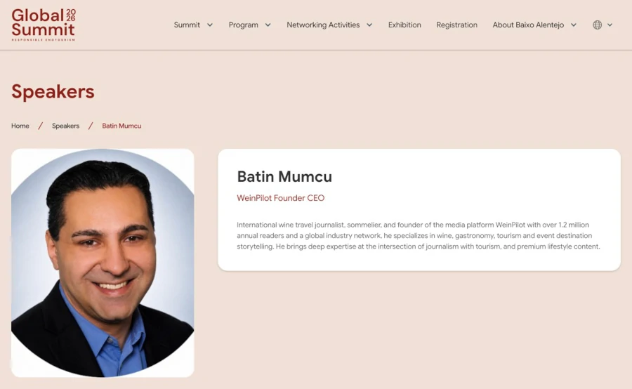 Global Summit Speaker Batin Mumcu