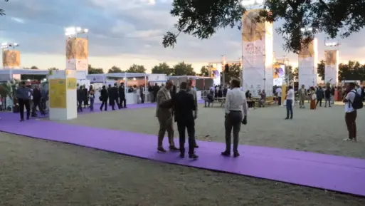Vinitaly and the City Sibari im Archäologischen Park bei Abendstimmung